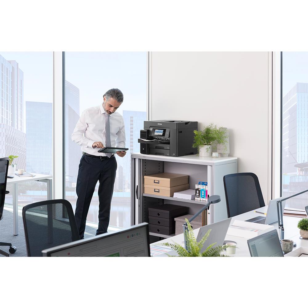 Epson L6570 Wi-Fi + Tarayıcı + Fotokopi + Faks Renkli Çok Fonksiyonlu Tanklı Mürekkep Püskürtmeli Yazıcı 2