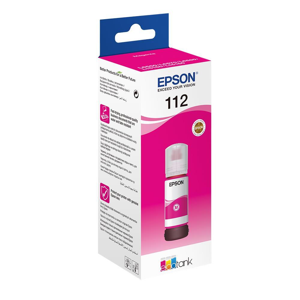 EPSON T112 Krımızı Orjinal Mürekkep