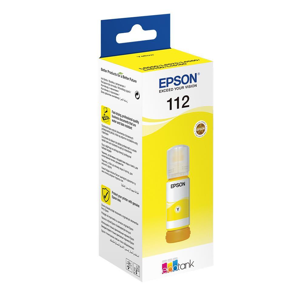 EPSON T112 Sarı Orjinal Mürekkep