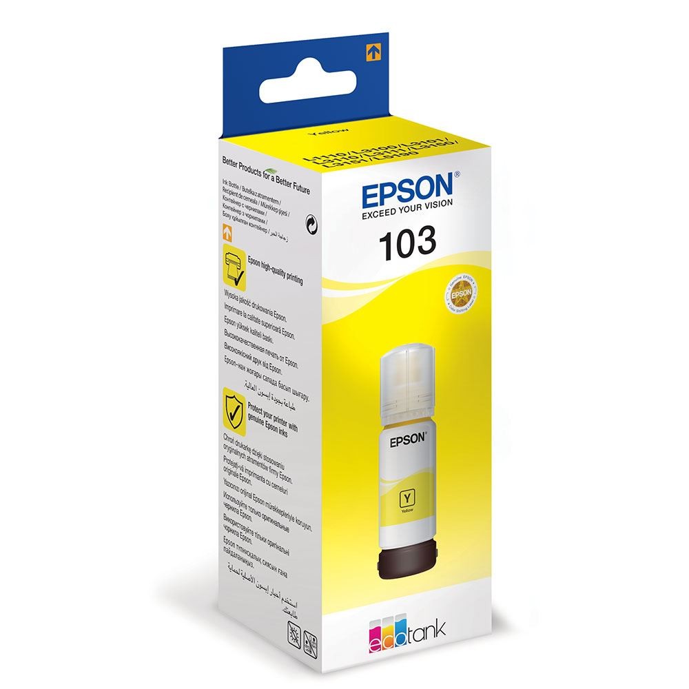 Epson 103 Sarı Orjinal Mürekkep